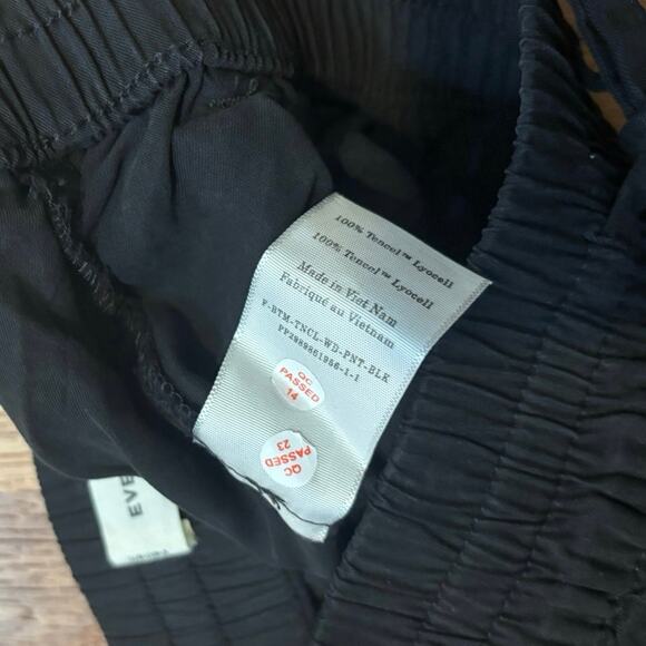NWOT Everlane The Wide-Leg Pant in Butterlite Black Size XS - Picture 7 of 9